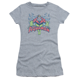 Aquaman Splish Splash - Juniors T-Shirt Juniors T-Shirt Aquaman   
