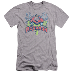 Aquaman Splish Splash - Men's Premium Slim Fit T-Shirt Men's Premium Slim Fit T-Shirt Aquaman   