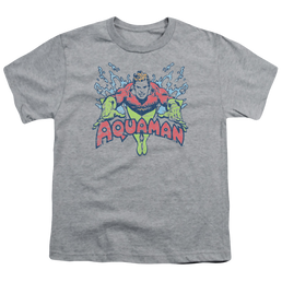 Aquaman Splish Splash - Youth T-Shirt Youth T-Shirt (Ages 8-12) Aquaman   