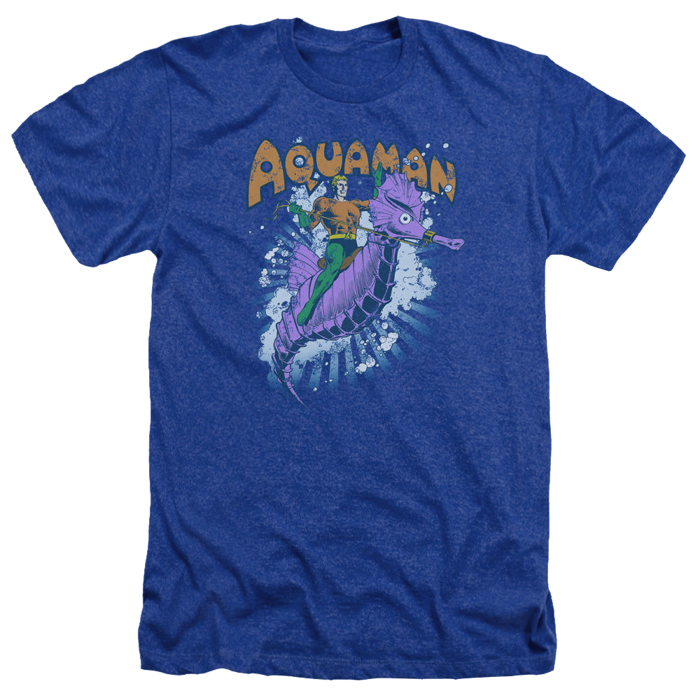 Aquaman Ride Free - Men's Heather T-Shirt Men's Heather T-Shirt Aquaman   