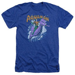 Aquaman Ride Free - Men's Heather T-Shirt Men's Heather T-Shirt Aquaman   