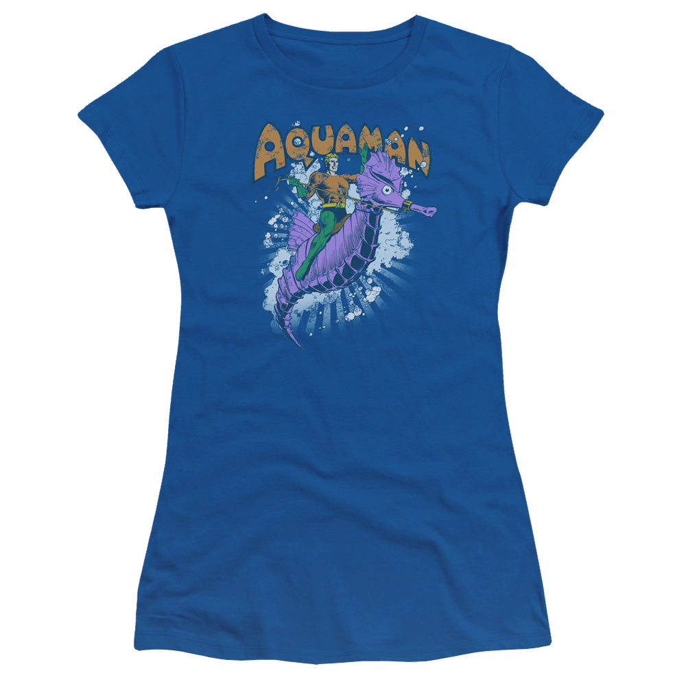 Aquaman Ride Free - Juniors T-Shirt Juniors T-Shirt Aquaman   