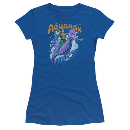 Aquaman Ride Free - Juniors T-Shirt Juniors T-Shirt Aquaman   