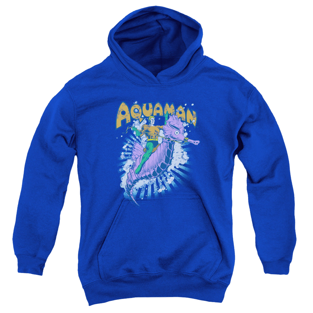 Aquaman Ride Free - Youth Hoodie Youth Hoodie (Ages 8-12) Aquaman   