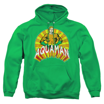 Aquaman Arms Akimbo - Pullover Hoodie Pullover Hoodie Aquaman   