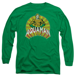 Aquaman Arms Akimbo - Men's Long Sleeve T-Shirt Men's Long Sleeve T-Shirt Aquaman   