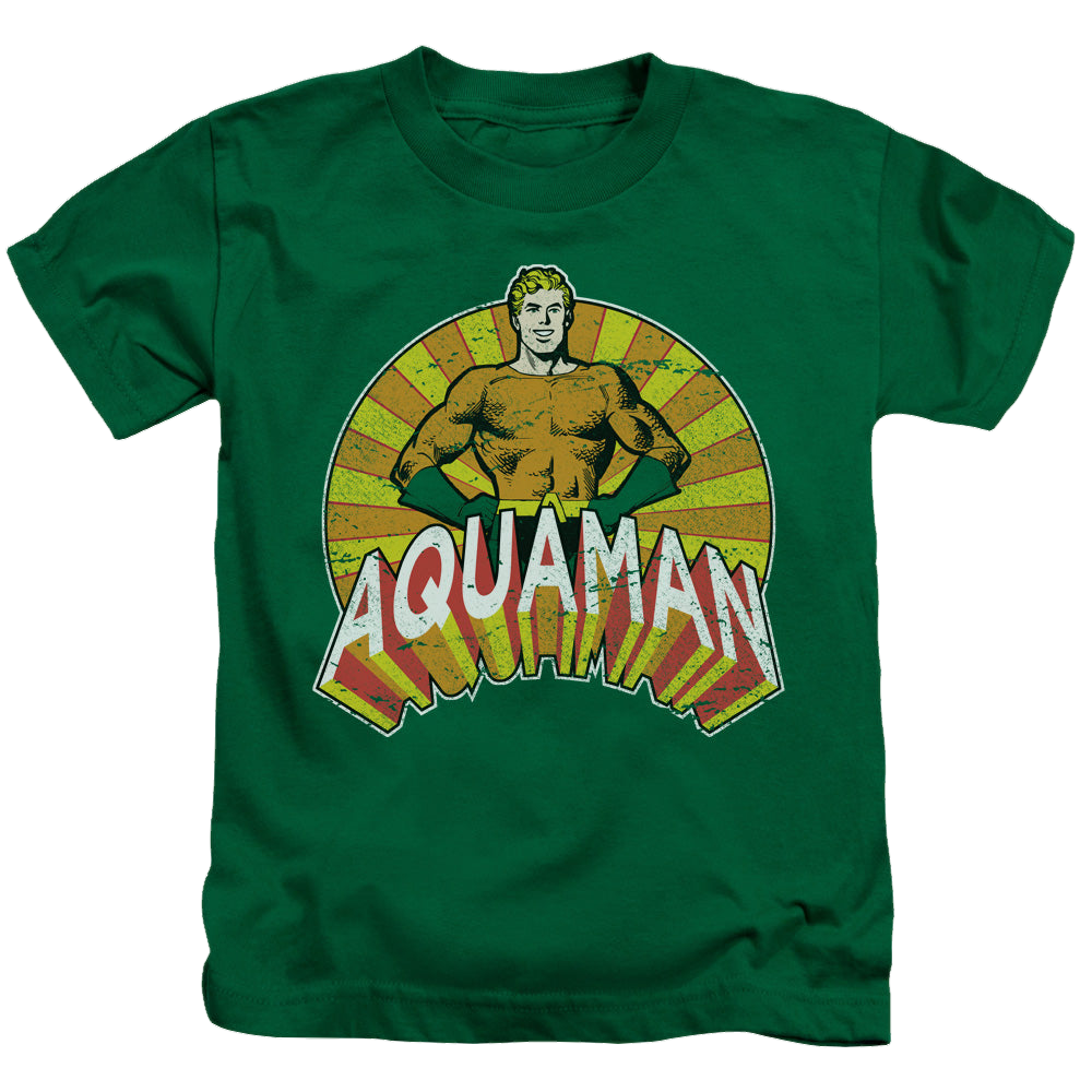 Aquaman Arms Akimbo - Kid's T-Shirt Kid's T-Shirt (Ages 4-7) Aquaman   