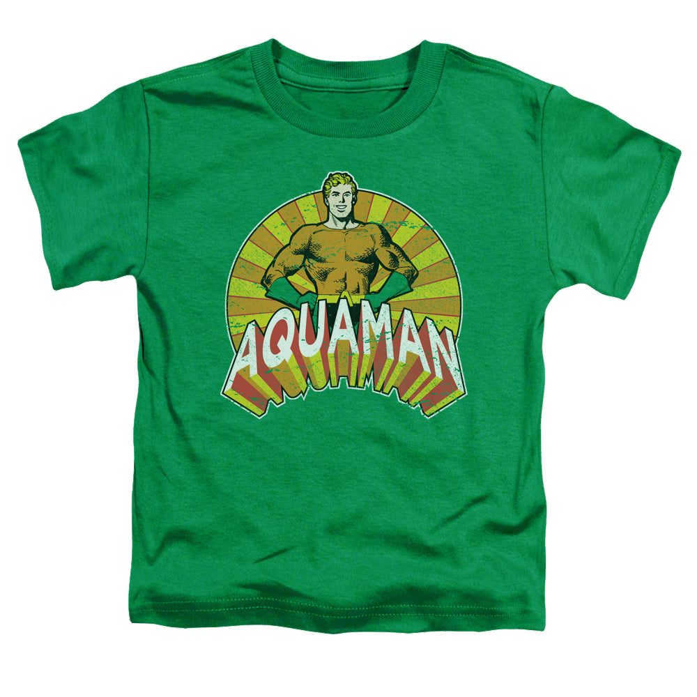 Aquaman Arms Akimbo - Toddler T-Shirt Toddler T-Shirt Aquaman   