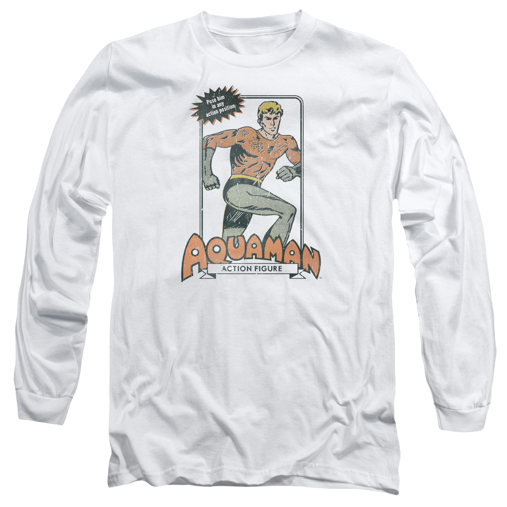 Aquaman Am Action Figure - Men's Long Sleeve T-Shirt Men's Long Sleeve T-Shirt Aquaman   