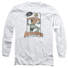 Aquaman Am Action Figure - Men's Long Sleeve T-Shirt Men's Long Sleeve T-Shirt Aquaman   