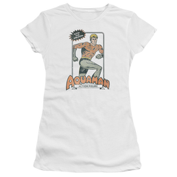 Aquaman Am Action Figure - Juniors T-Shirt Juniors T-Shirt Aquaman   