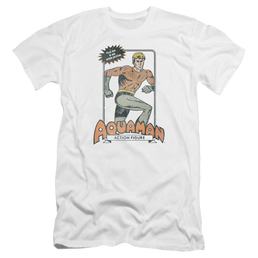Aquaman Am Action Figure - Men's Premium Slim Fit T-Shirt Men's Premium Slim Fit T-Shirt Aquaman   