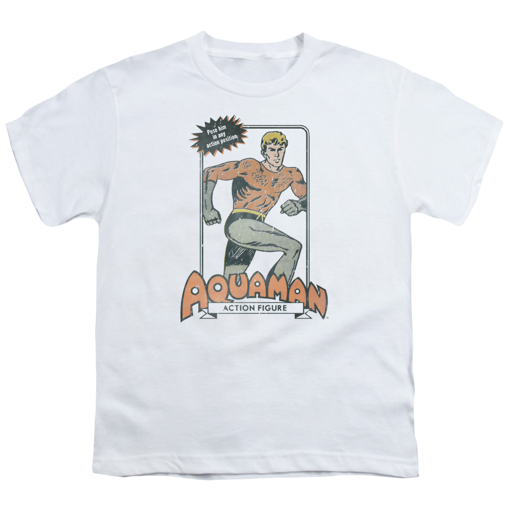 Aquaman Am Action Figure - Youth T-Shirt Youth T-Shirt (Ages 8-12) Aquaman   