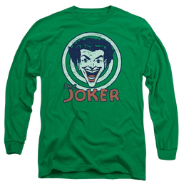 DC Comics Joke Target - Men's Long Sleeve T-Shirt Men's Long Sleeve T-Shirt Joker   