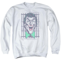 DC Comics Criminal - Men's Crewneck Sweatshirt Men's Crewneck Sweatshirt Joker   
