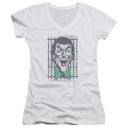 DC Comics Criminal - Juniors V-Neck T-Shirt Juniors V-Neck T-Shirt Joker   