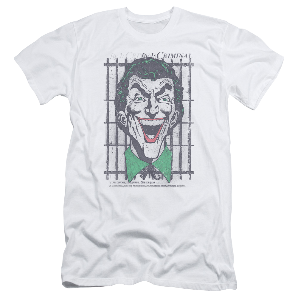 DC Comics Criminal - Men's Slim Fit T-Shirt Men's Slim Fit T-Shirt Joker   
