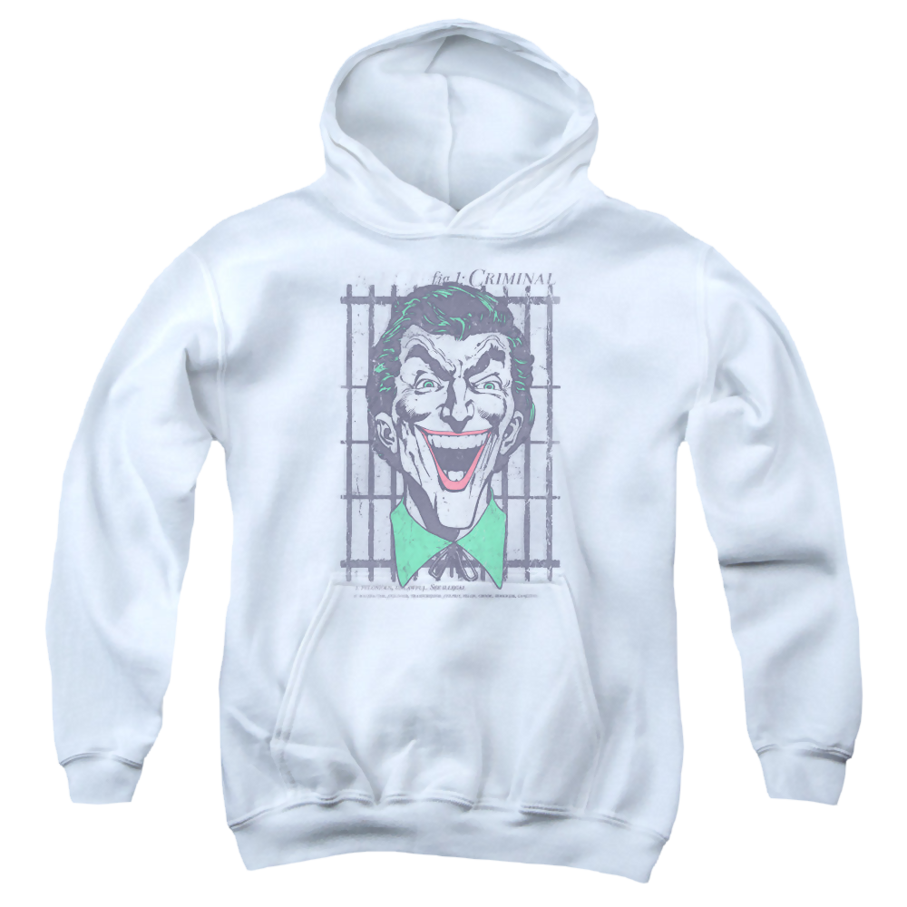 Joker, The Criminal - Youth Hoodie Youth Hoodie (Ages 8-12) Joker   