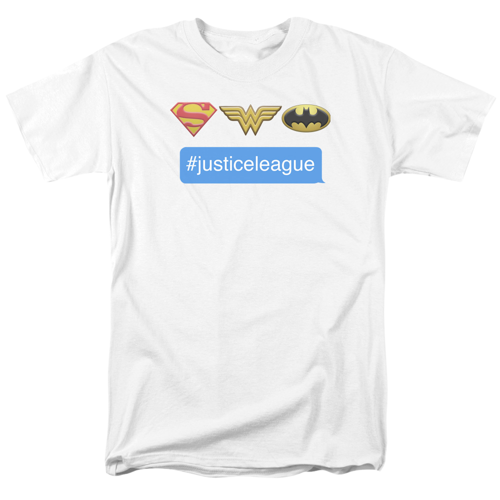 DC Comics Hashtag Jla - Men's Regular Fit T-Shirt Men's Regular Fit T-Shirt Justice League   