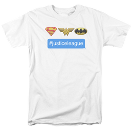 DC Comics Hashtag Jla - Men's Regular Fit T-Shirt Men's Regular Fit T-Shirt Justice League   