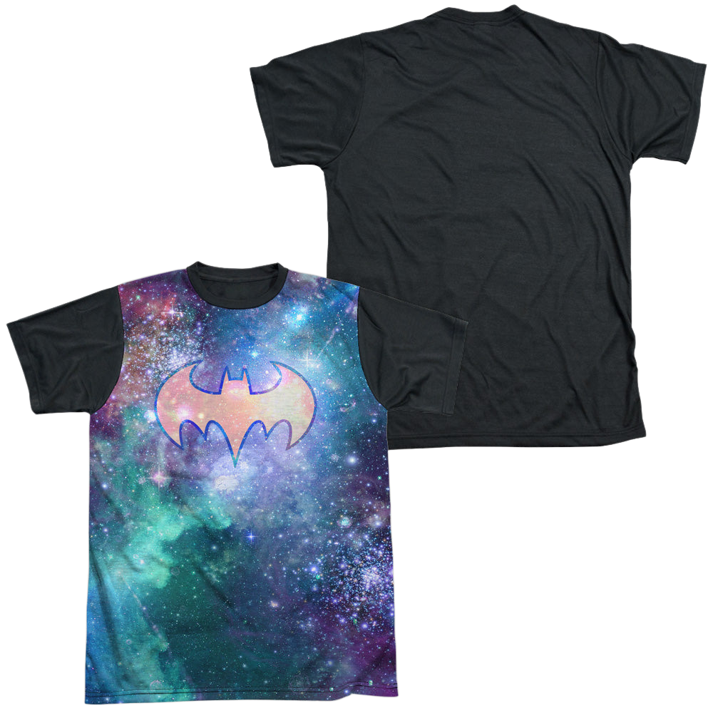 Batgirl Shielded Galaxy - Men's Black Back T-Shirt Men's Black Back T-Shirt Batman   