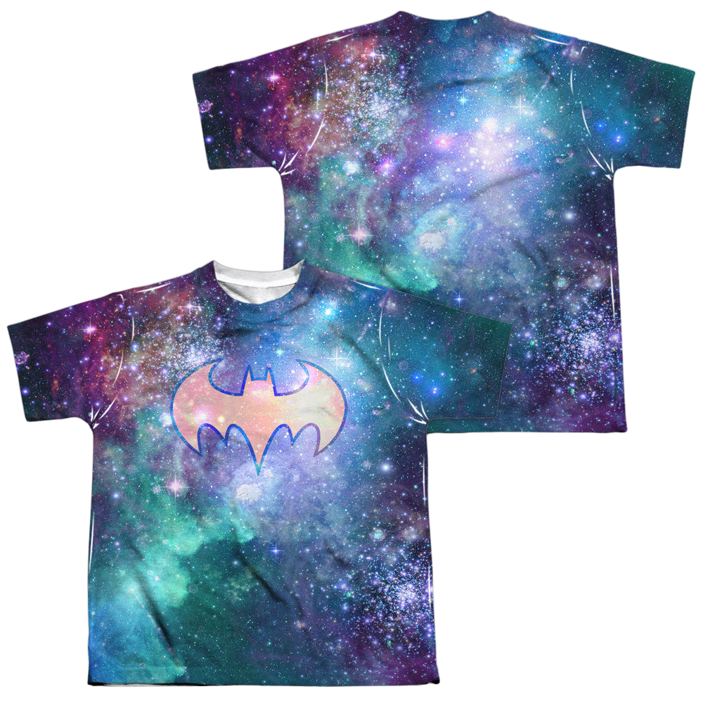 Batgirl Shielded Galaxy (Front/Back Print) - Youth All-Over Print T-Shirt Youth All-Over Print T-Shirt (Ages 8-12) Batman   