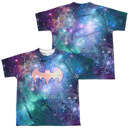 Batgirl Shielded Galaxy (Front/Back Print) - Youth All-Over Print T-Shirt Youth All-Over Print T-Shirt (Ages 8-12) Batman   
