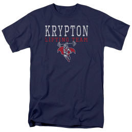 DC Comics Krpton Lifting - Men's Regular Fit T-Shirt Men's Regular Fit T-Shirt Superman   
