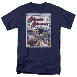 DC Comics Ww For President - Men's Regular Fit T-Shirt Men's Regular Fit T-Shirt Wonder Woman   