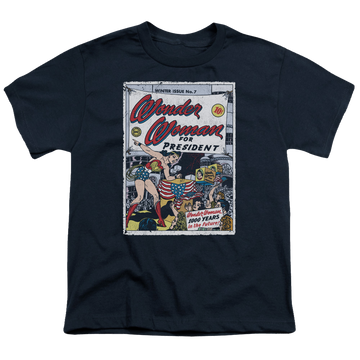 Wonder Woman Ww For President - Youth T-Shirt Youth T-Shirt (Ages 8-12) Wonder Woman   