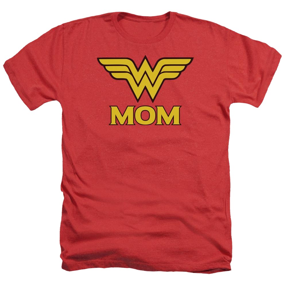 DC Comics Wonder Mom - Men's Heather T-Shirt Men's Heather T-Shirt Wonder Woman   