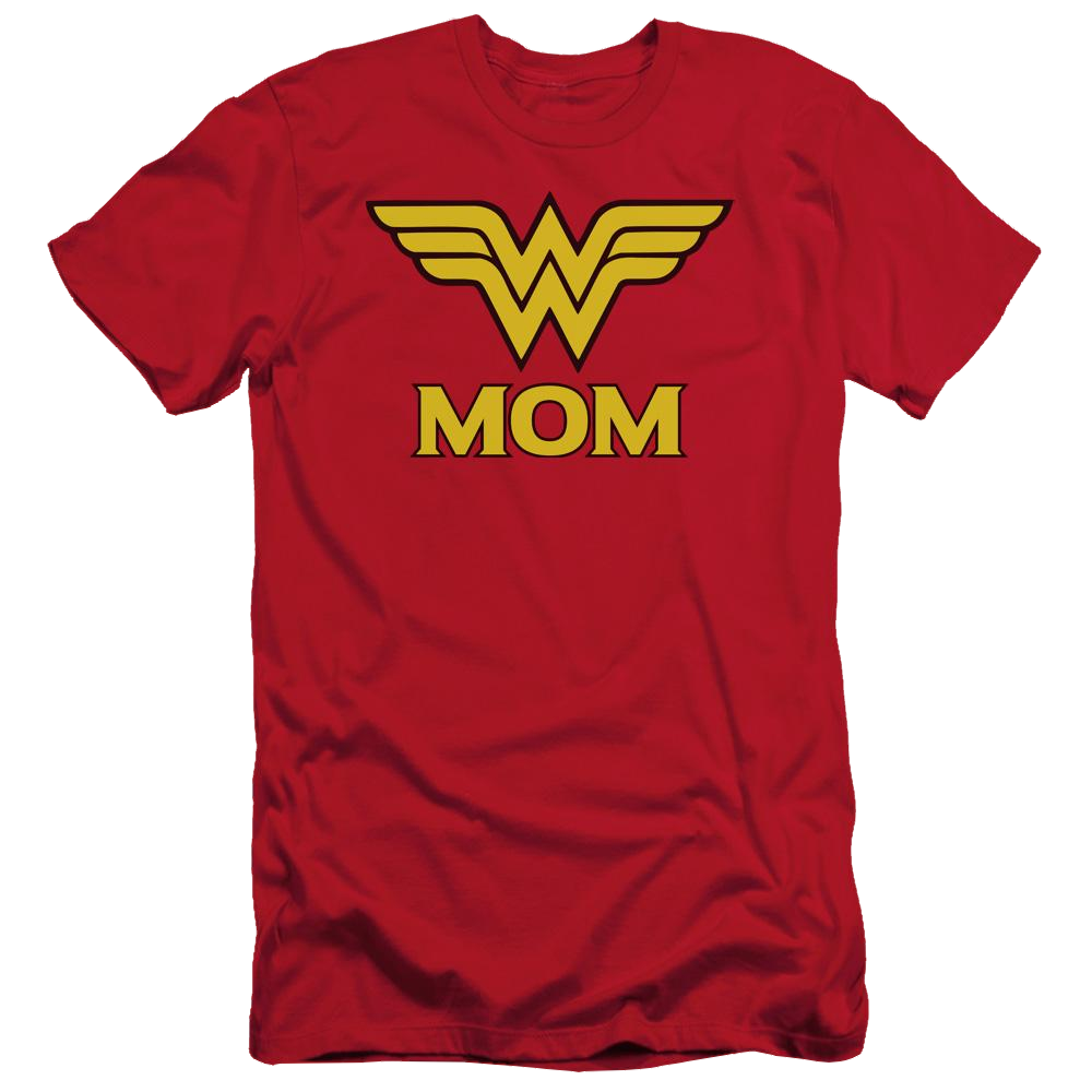 DC Comics Wonder Mom - Men's Premium Slim Fit T-Shirt Men's Premium Slim Fit T-Shirt Wonder Woman   