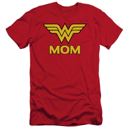 DC Comics Wonder Mom - Men's Premium Slim Fit T-Shirt Men's Premium Slim Fit T-Shirt Wonder Woman   