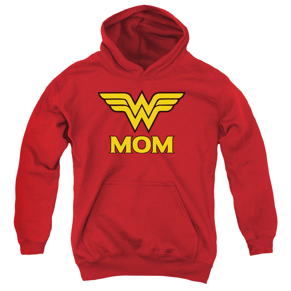 Wonder Woman Wonder Mom - Youth Hoodie Youth Hoodie (Ages 8-12) Wonder Woman   