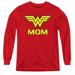 Wonder Woman Wonder Mom - Youth Long Sleeve T-Shirt Youth Long Sleeve T-Shirt Wonder Woman   