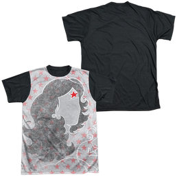 DC Comics Ww Inline - Men's Black Back T-Shirt Men's Black Back T-Shirt Wonder Woman   