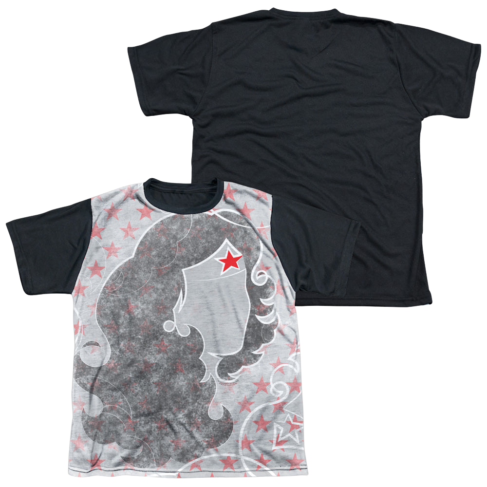 Wonder Woman Ww Inline - Youth Black Back T-Shirt Youth Black Back T-Shirt (Ages 8-12) Wonder Woman   
