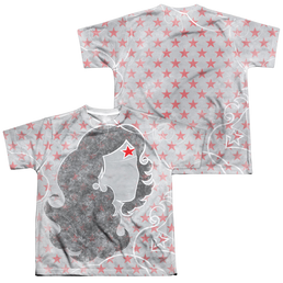 Wonder Woman Ww Inline (Front/Back Print) - Youth All-Over Print T-Shirt Youth All-Over Print T-Shirt (Ages 8-12) Wonder Woman   