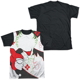 DC Comics Joker/harley Inline - Men's Black Back T-Shirt Men's Black Back T-Shirt Batman   