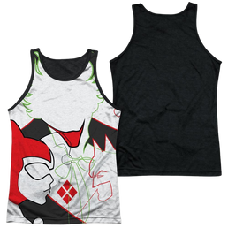 DC Comics Joker/harley Inline Men's Black Back Tank Men's Black Back Tank Batman   