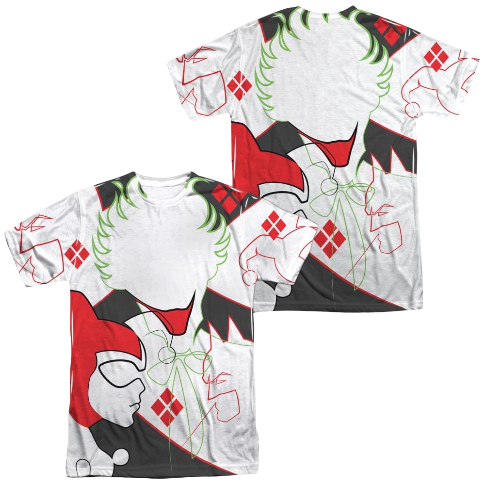 DC Comics Joker/harley Inline Men's All Over Print T-Shirt Men's All-Over Print T-Shirt Batman   