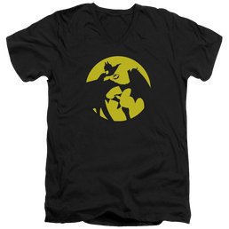 DC Comics Batman Spotlight - Men's V-Neck T-Shirt Men's V-Neck T-Shirt Batman   
