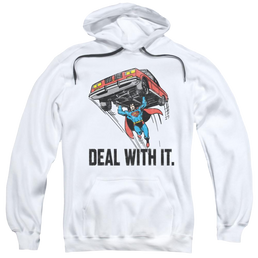 DC Comics Deal With It - Pullover Hoodie Pullover Hoodie Superman   