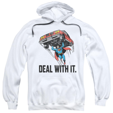 DC Comics Deal With It - Pullover Hoodie Pullover Hoodie Superman   