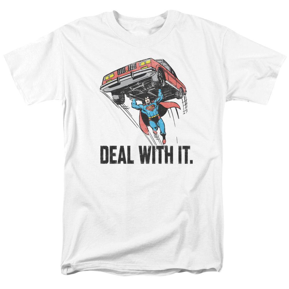 DC Comics Deal With It - Men's Regular Fit T-Shirt Men's Regular Fit T-Shirt Superman   