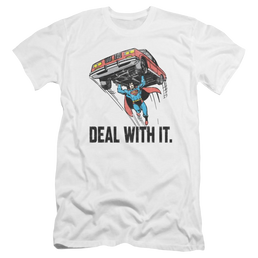 DC Comics Deal With It - Men's Premium Slim Fit T-Shirt Men's Premium Slim Fit T-Shirt Superman   