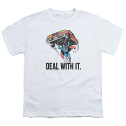 Superman Deal With It - Youth T-Shirt Youth T-Shirt (Ages 8-12) Superman   