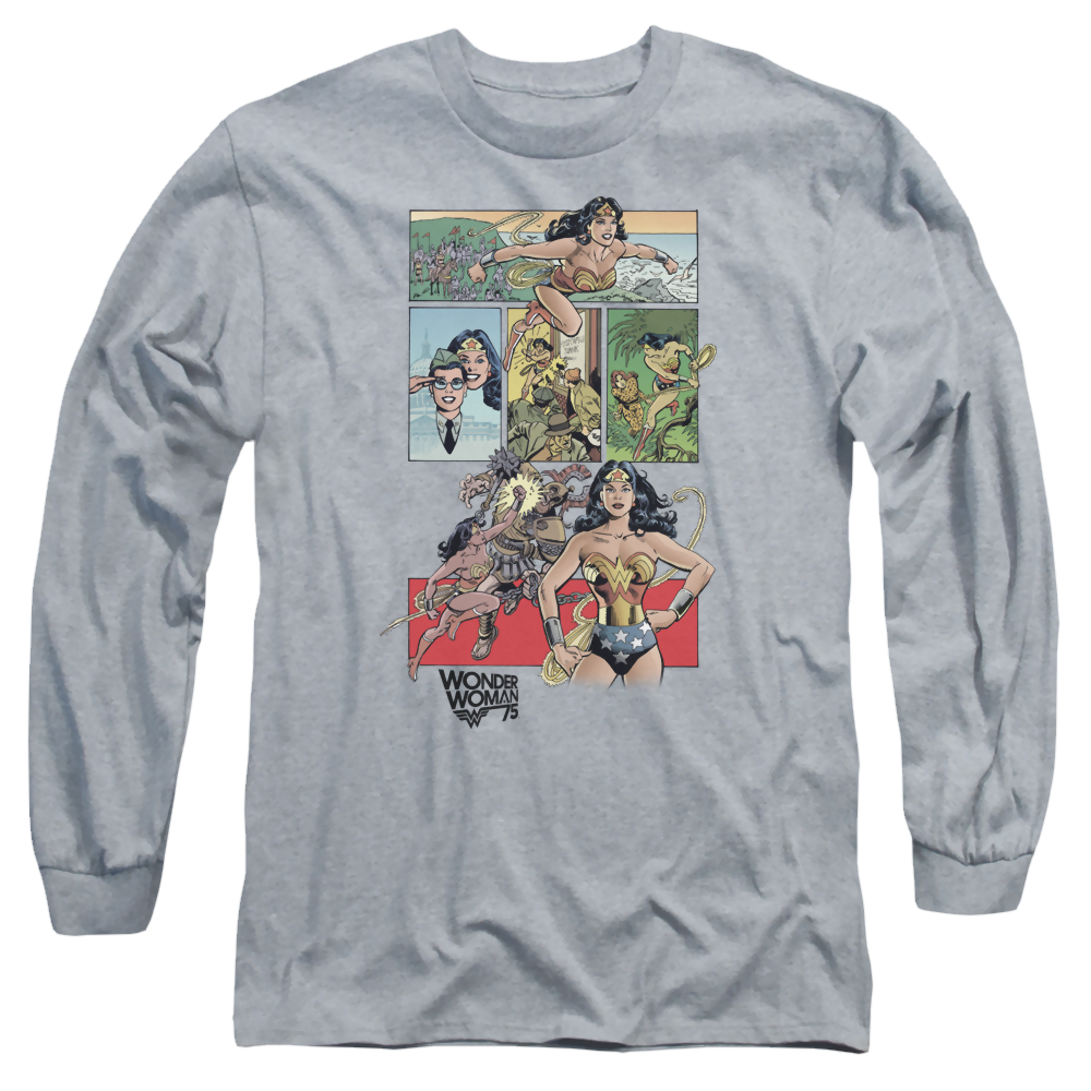 Wonder Woman Ww75 Comic Page - Men's Long Sleeve T-Shirt Men's Long Sleeve T-Shirt Wonder Woman   