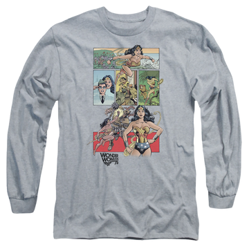 Wonder Woman Ww75 Comic Page - Men's Long Sleeve T-Shirt Men's Long Sleeve T-Shirt Wonder Woman   