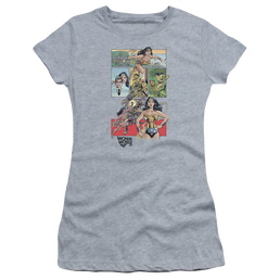 Wonder Woman Ww75 Comic Page - Juniors T-Shirt Juniors T-Shirt Wonder Woman   